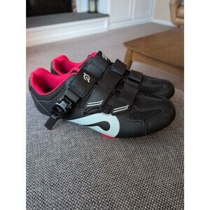 EUC Peloton cycling bike shoes with look delta cleats EU 41 US women's 10